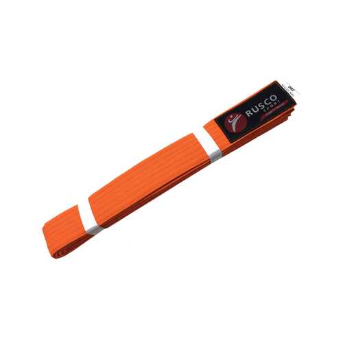 Rusco Пояс для единоборств, 240 см, оранжевый
