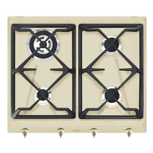 Встраиваемая варочная панель газовая Smeg SRV 864POGH Beige