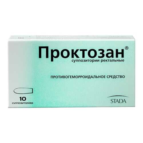 Проктозан суппозитории ректальные 10 шт.