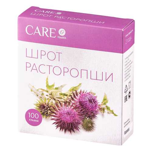 Расторопша шрот Care Health 100 г