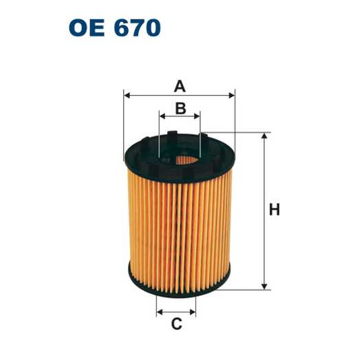 Фильтр масляный двигателя Filtron OE670