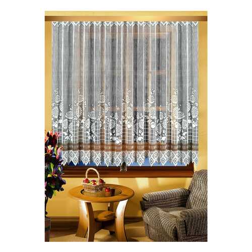 Штора Elegante 1423 белый, бежевый 145х200