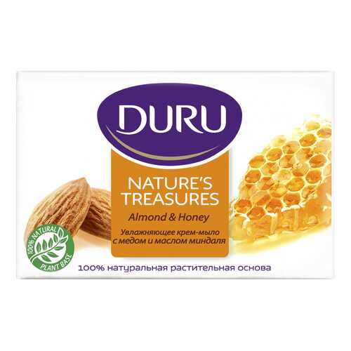 мыло Nature`s treasures, Мед и масло миндаля, 90 г