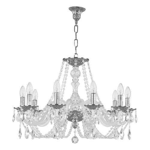 Люстра хрустальная 1601/10/240 Ni Bohemia Ivele Crystal