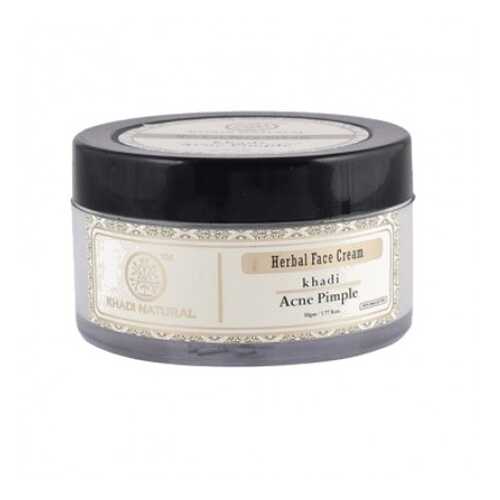 Крем для лица против акне с маслом ши Khadi Natural, 50 гр