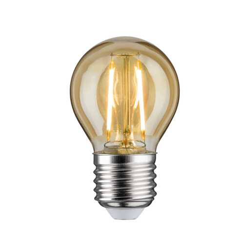 Лампа капля LED Tropfen 430lm E27 4,7W gold dim 28713