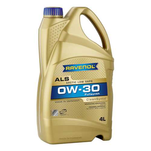 Моторное масло Ravenol Arctic Low SAPS ALS SAE 0W-30 4л