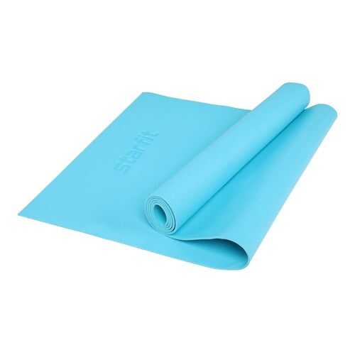 Starfit Коврик для йоги FM-103, PVC HD, 173 x 61 x 0,4 см, голубой