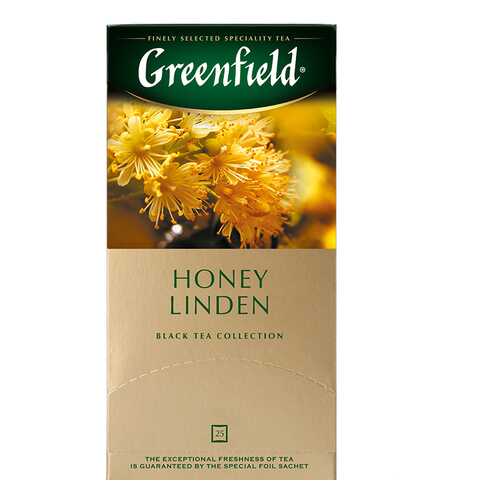 Чай черный Greenfield Honey Linden 25 пакетиков