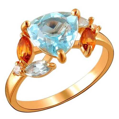 Кольцо женское Эстет 01К315673-7 р.18