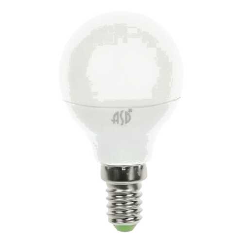 Лампочка ASD LED-ШАР-standard 7.5Вт 160-260В Е14 3000К 600Лм