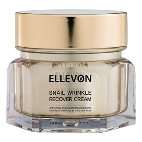 Крем для лица Ellevon Snail Wrinkle Recover Cream