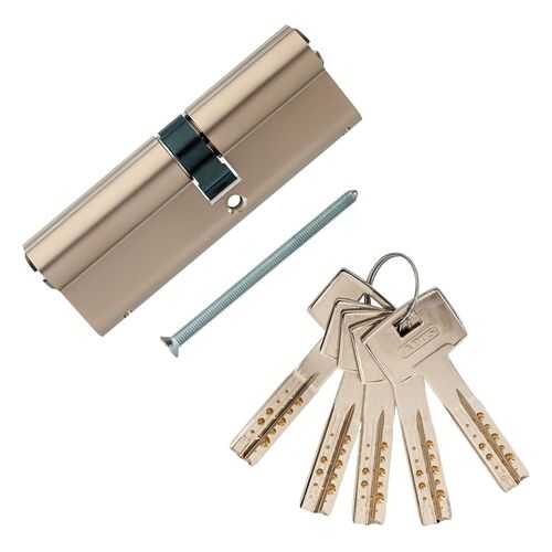 Европрофильный цилиндр ABUS M12R410 ключ/ключ 40-50 (90 мм) NI (5 key)