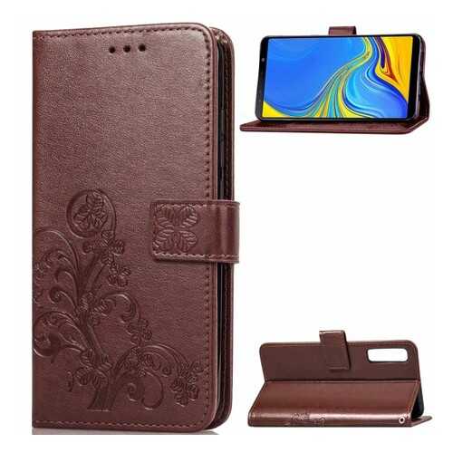 Чехол Epik Four-leaf Clover для Samsung A750 Galaxy A7 (2018) Brown