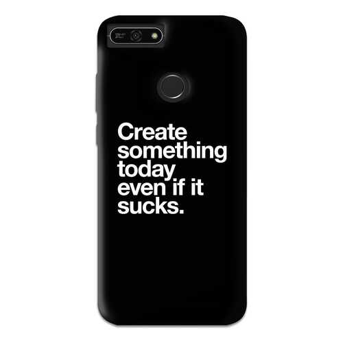 Чехол СМАКС Create something today для Huawei Honor 7A Pro (2018)