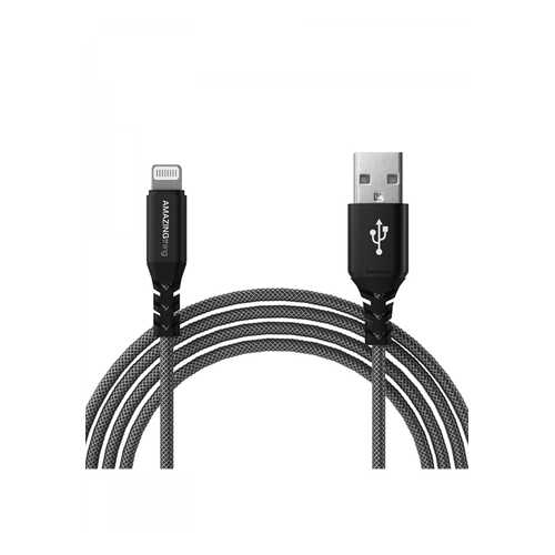 Кабель Amazingthing SupremeLink MFi USB-iP Black 3m 3A
