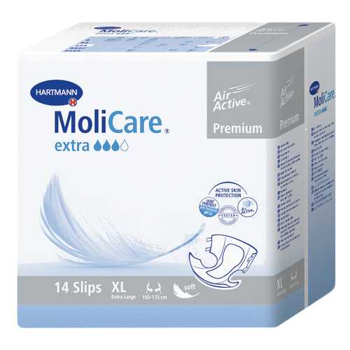 Подгузники для взрослых, XL, 14 шт. MoliCare Premium Extra