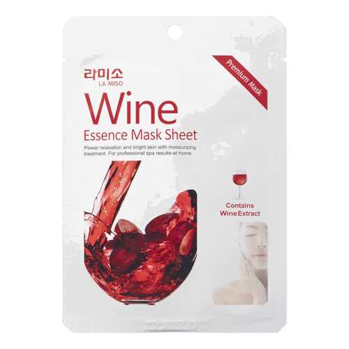 Маска для лица LA MISO Wine essence Mask Sheet 21 г
