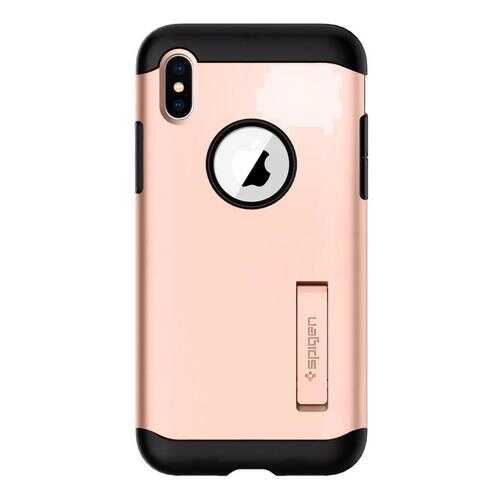 Чехол Spigen Slim Armor для Apple Apple iPhone X Gold (057CS22140)