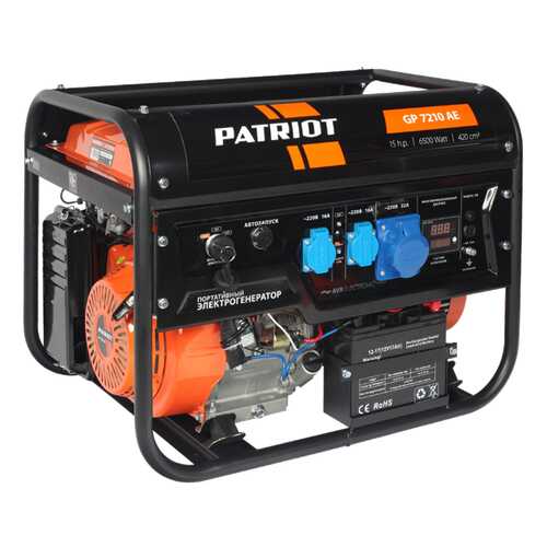 Бензиновый генератор Patriot GP 7210AE