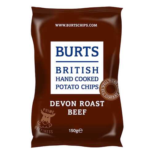Чипсы BURTS Devon Roast Beef картофельные150г