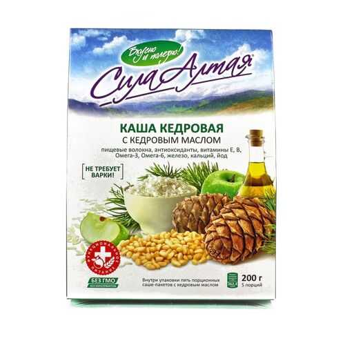 Каша Специалист кедровая с кедровым маслом 200 г