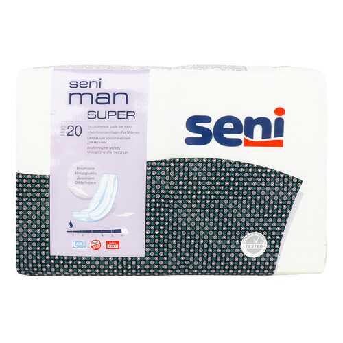 Урологические вкладыши для мужчин, 20 шт. Seni Man Super