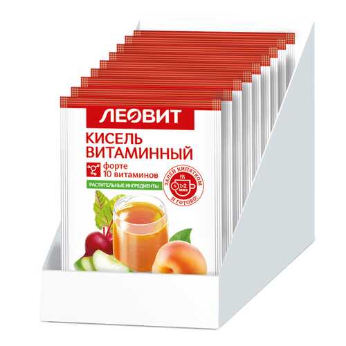 Кисель Витаминный ФОРТЕ. Шоубокс 20 шт. по 20 г.