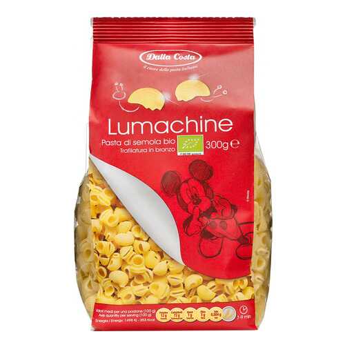 Макаронные изделия Dalla Costa lumachine bio Disney 300 г