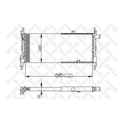 Радиатор системы охлаждения Stellox 1025048SX