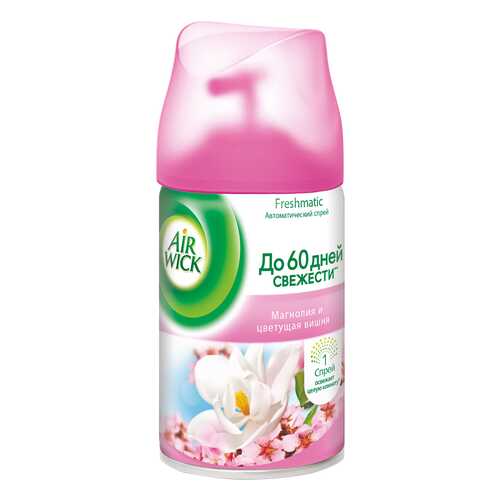Сменный аэрозоль Air Wick freshmatic магнолия и цветущая вишня 250 мл