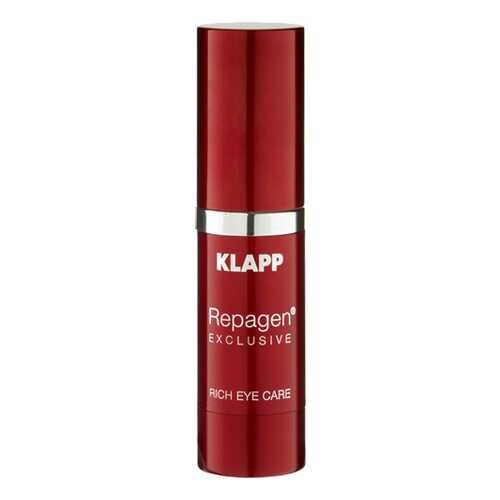Крем для век Klapp Repagen Exclusive Rich Eye Care Cream 15 мл