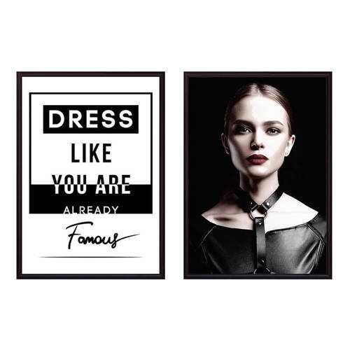 Набор постеров Коллаж Fashion №26 60х90 см