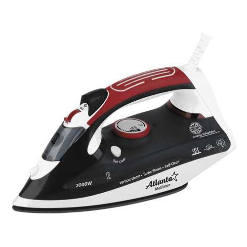 Утюг с пароувлажнением Atlanta ATH-5493 (black)