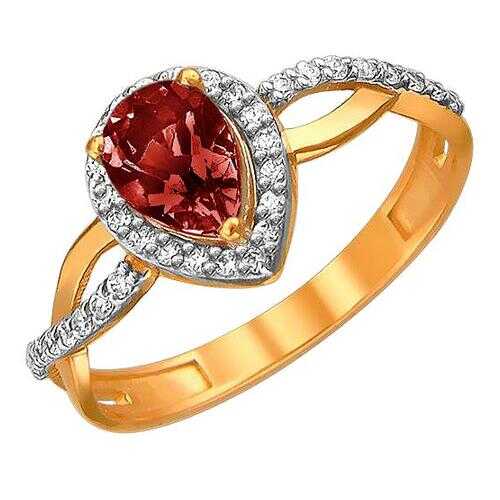 Кольцо женское Эстет 01К3110953-3 р.19
