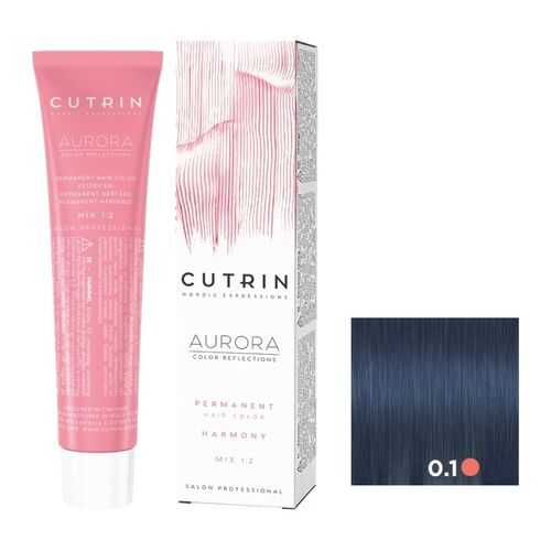 Крем-краска AURORA PERMANENT HARMONY для окрашивания волос CUTRIN 0.1 чистое небо 60 мл