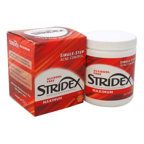 Влажные салфетки Stridex Single-Step Acne Control 90 шт