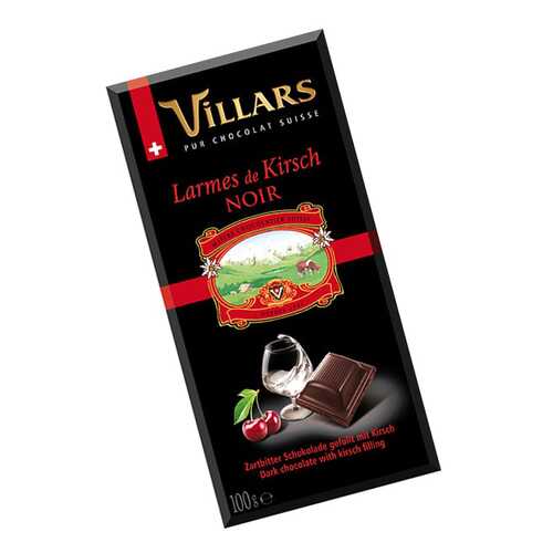 Шоколад темный Villars с вишневым бренди 100 г