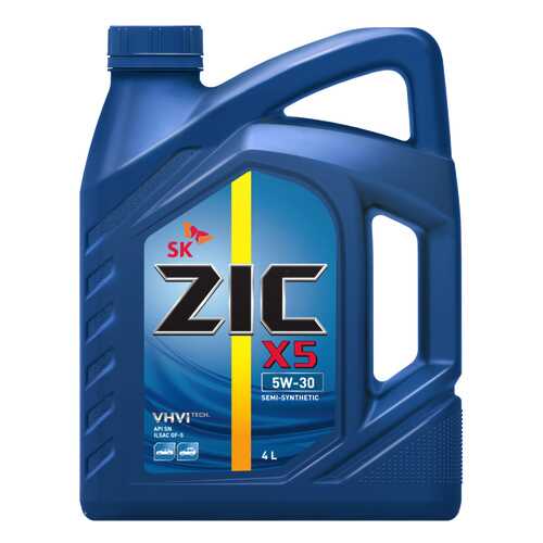 Моторное масло Zic X5 5W-30 4л