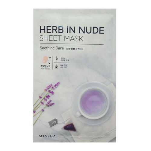 Маска для лица Missha Herb In Nude Sheet Mask Soothing Care 23 г