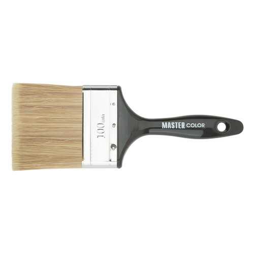 Кисть флейцевая Wood Master, микс из 3-х видов щетины/филамента, 100х22х89 мм