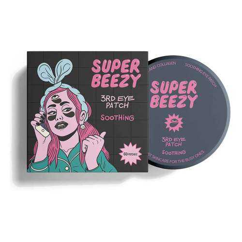 Гидрогелиевые патчи SUPER BEEZY для питания и смягчения 60 шт