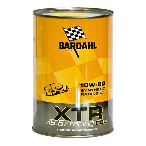Моторное масло Bardahl XTR C60 Racing 10W-60 1л