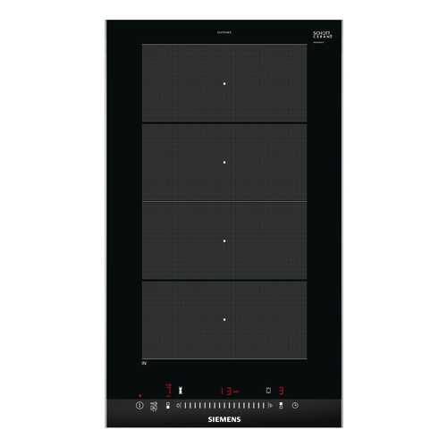 Встраиваемая варочная панель индукционная Siemens EX375FXB1E Black