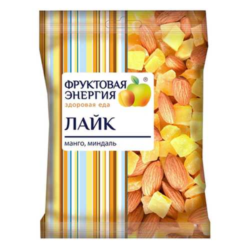 Смесь фруктовая Лайк, манго и миндаль Фруктовая Энергия 45 г