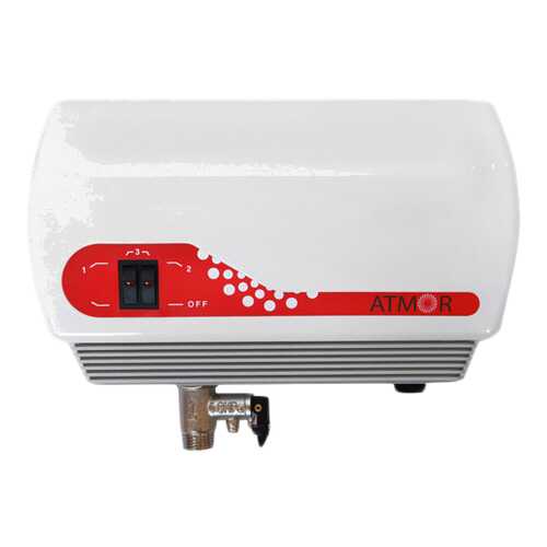 Водонагреватель проточный Atmor In Line 12 white/red