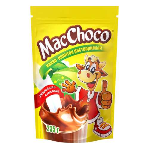 Какао-напиток растворимый т.з. MacChoco, д/пак 235г*24