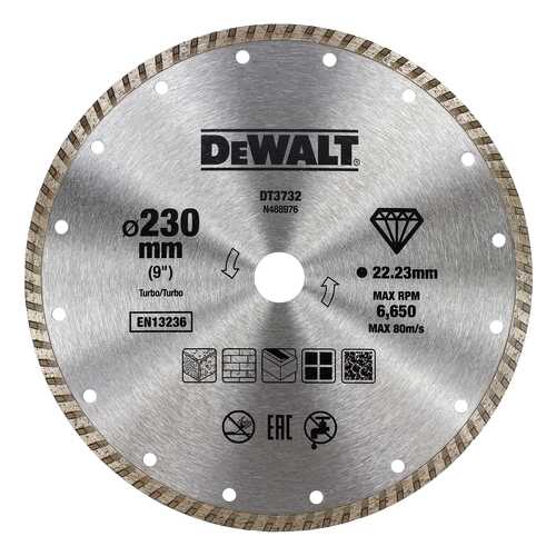 Диск алмазный отрезной универсальный DeWALT DT3732-QZ