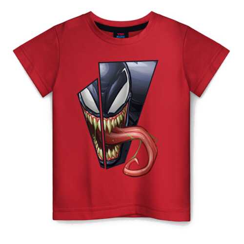 Детская футболка ВсеМайки Venom with tongue sticking out, размер 164