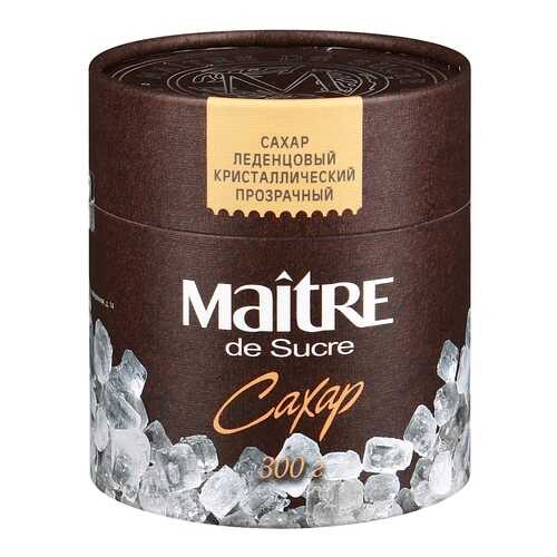 Сахар Maitre de Sucre леденцовый прозрачный кристаллический 300 г